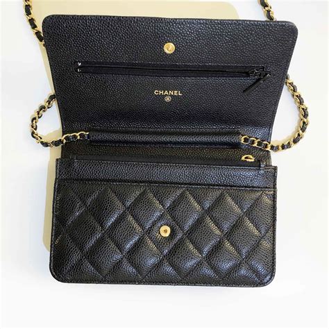 chain abricot purse chanel|Chanel wallet sizes.